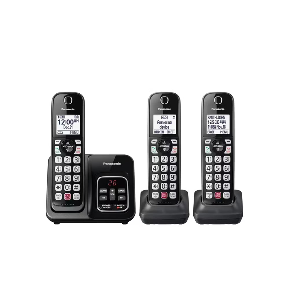 Teléfono Inalámbrico Panasonic KX-TGD833M con Contestador Automático 120V