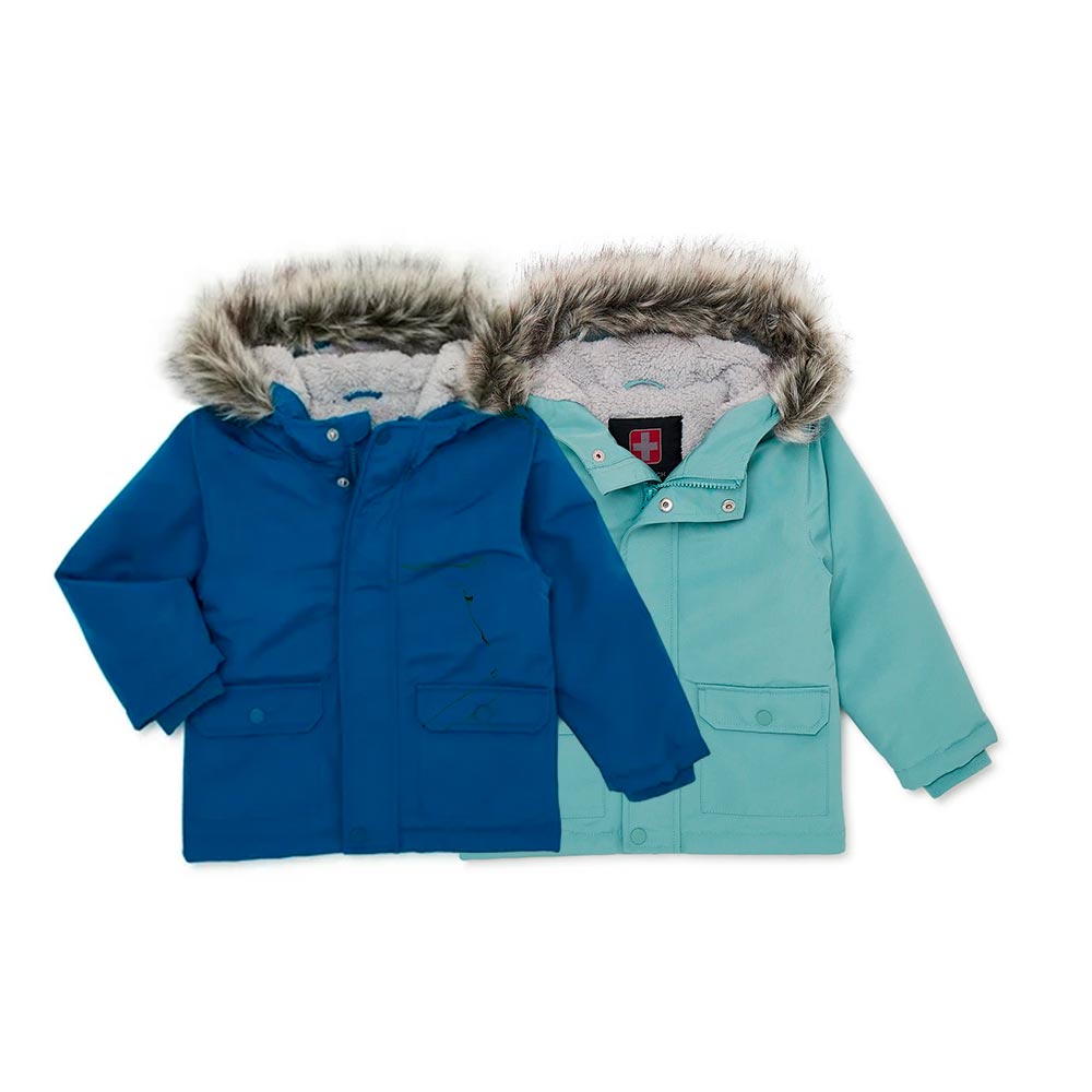 Swiss Tech Parka de Peso Pesado para Niños Pequeños