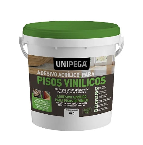 Adhesivo acrílico para pisos vinílicos 4kg