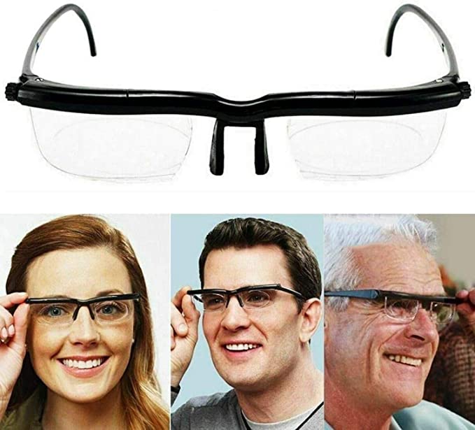 Lentes Ajustables Dial Vision | Enfoque Variable para Lectura y Distancia Sin Receta