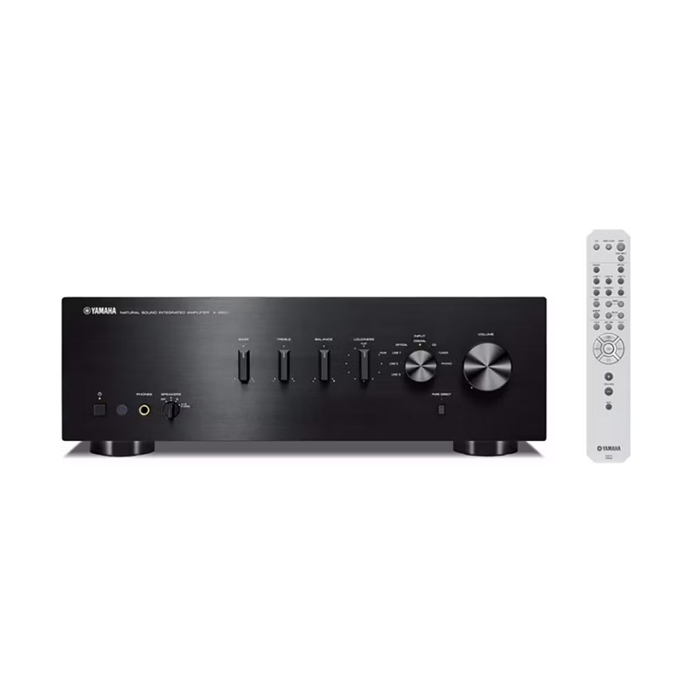 Amplificador Yamaha A-S501BL Natural Sound Integrado Estéreo 85W + 85W – 120V