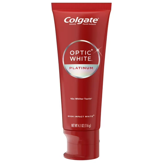 Pack 2 Colgate Optic White Platinum Pasta Dental Blanqueadora de Dientes