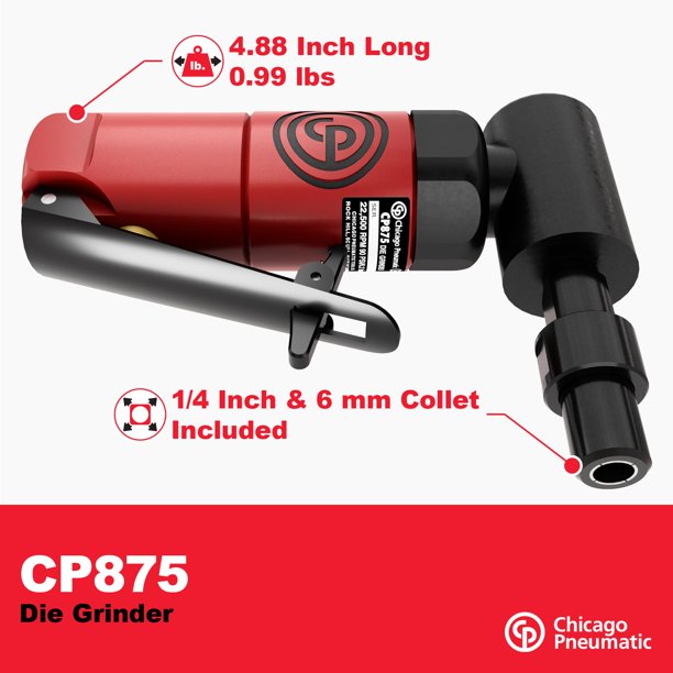 Amoladora de troqueles Air Angle Chicago Pneumatic CP876