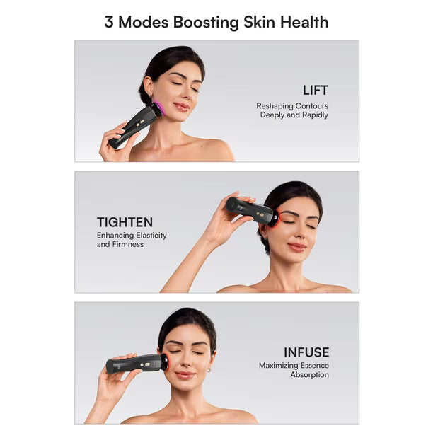 Dispositivo Facial Inia Microcurrent 3 En 1 Para Terapia