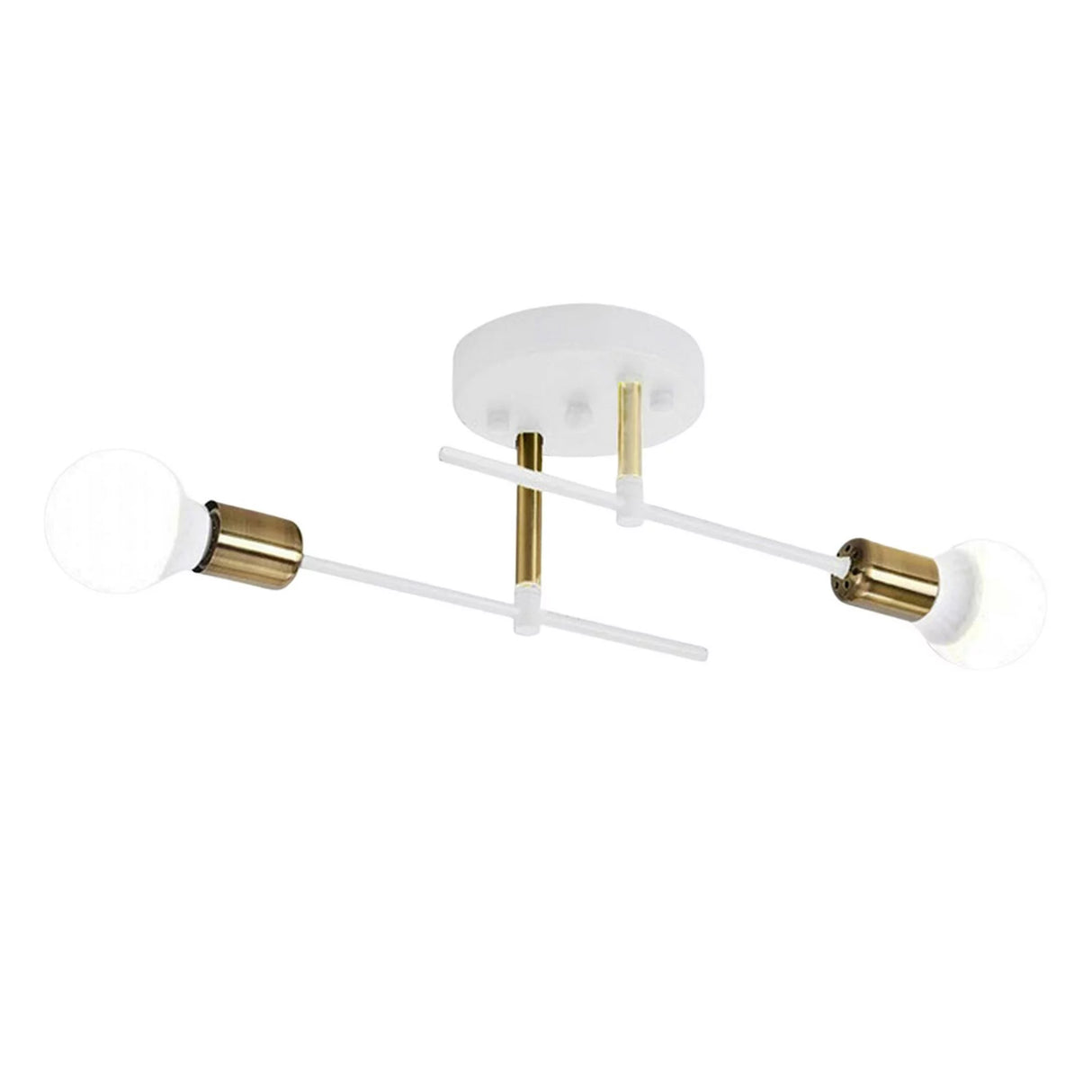 Lámpara de techo moderna de lujo Negro 2 luces