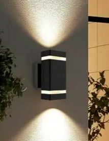 Aplique De Pared Luz Calida Decoracion Hogar Exterior Negro