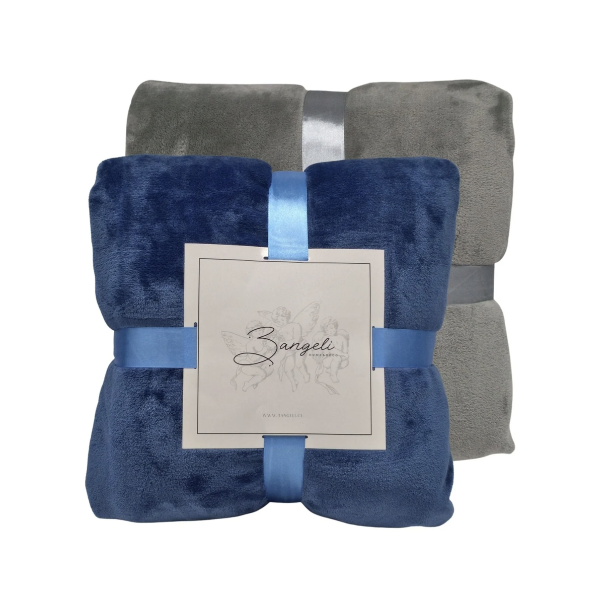 Frazada Polar Fleece Térmica - 2 Plazas - 3angeli Color Navy