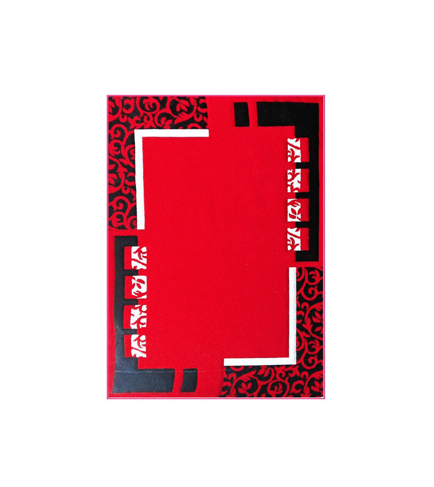 Alfombra Frise Carved D5 Rojo 170x230
