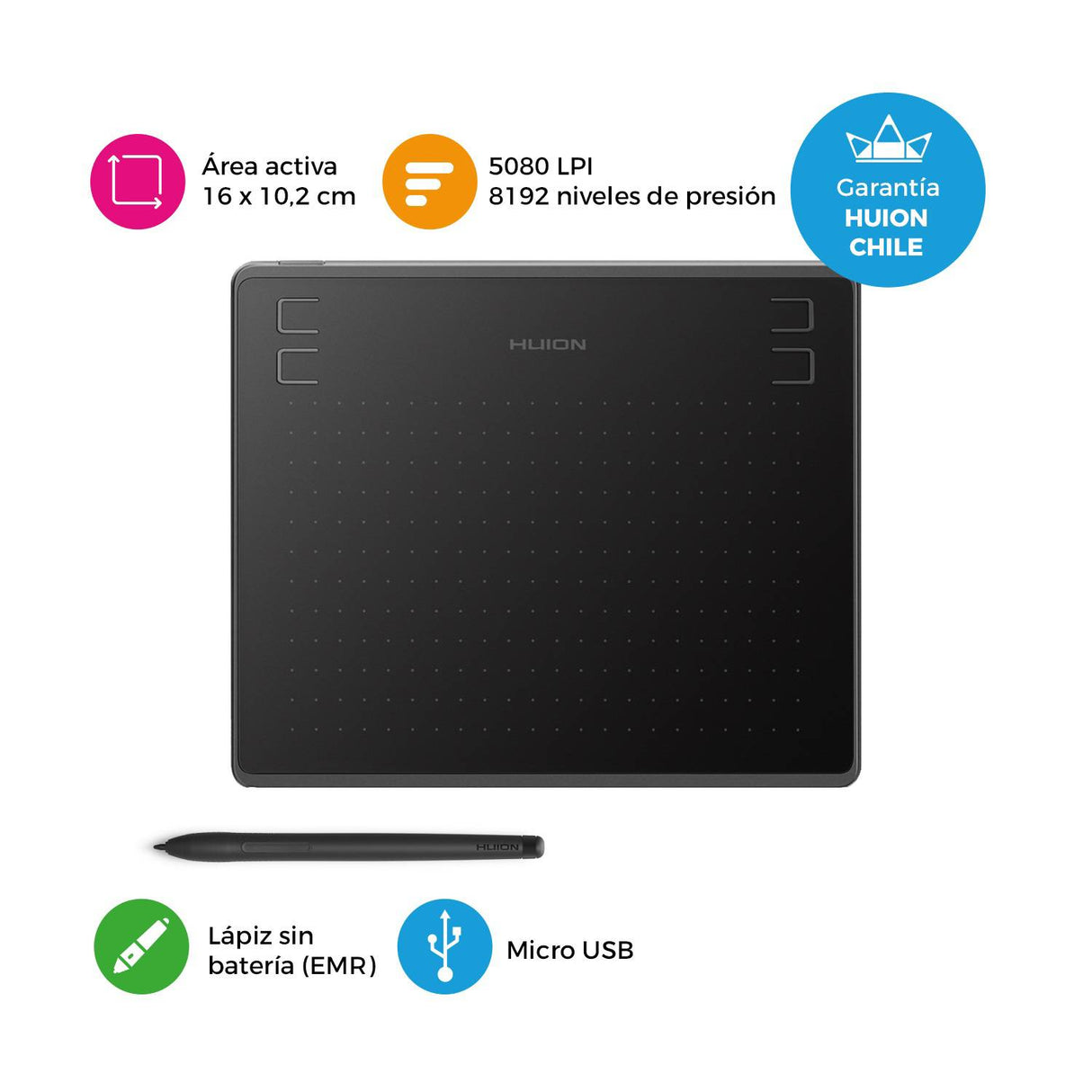 Tableta Gráfica Huion HS64