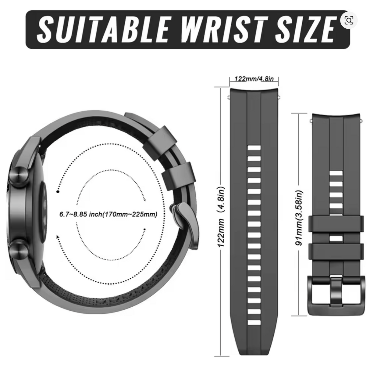 Correa de silicona para para Huawei Watch GT2