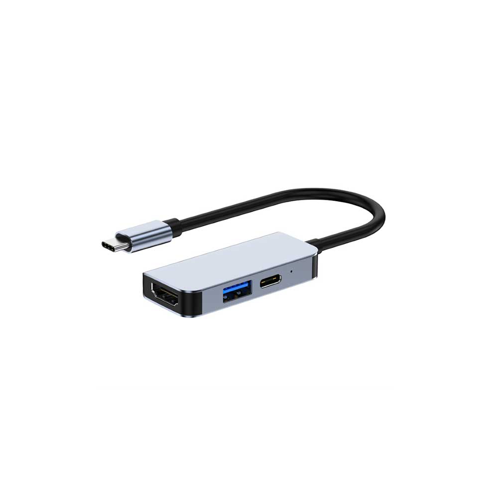 Hub 3 en 1 USB-C a HDTV+USB 3.0 + PD