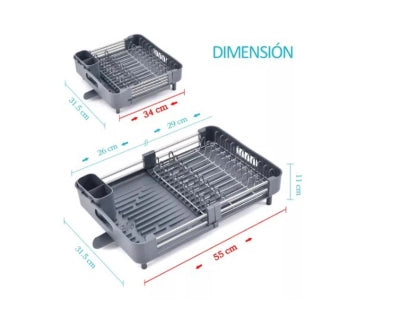Secaplatos Escurridor Extensible Cocina Telescopico