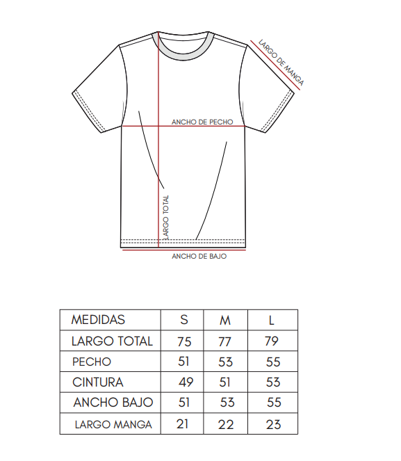 Polera Training 95% Poliester 5% Spandex