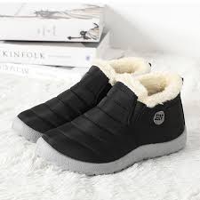 Zapatillas térmicas de algodón botas de nieve de invierno