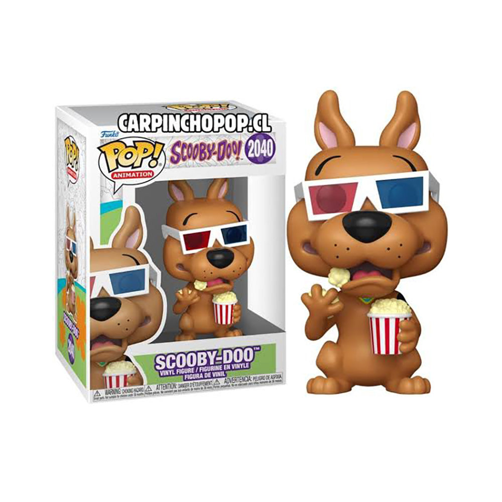 Funko Pop! Animation Scooby-Doo con Lentes 3D #2040 | Figura de Colección Original