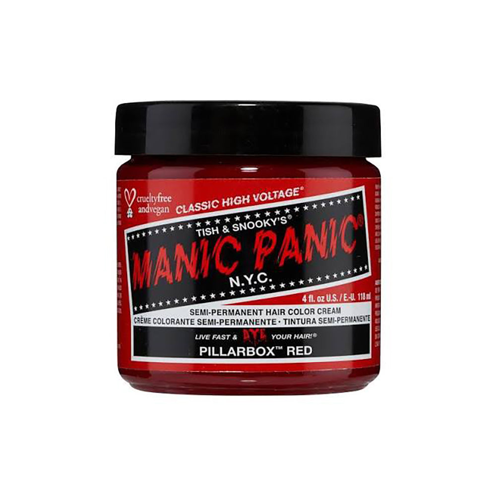 Manic Panic Pillarbox® Red Classic High Voltage® 118 ml – Tinte Semipermanente Rojo Intenso