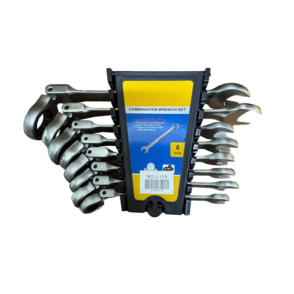 Juego Llaves Punta Corona Con Chicharra Articulada