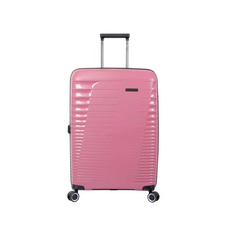 Maleta De Viaje Mediana Traveler 23 Kg Rosada Deco Rose