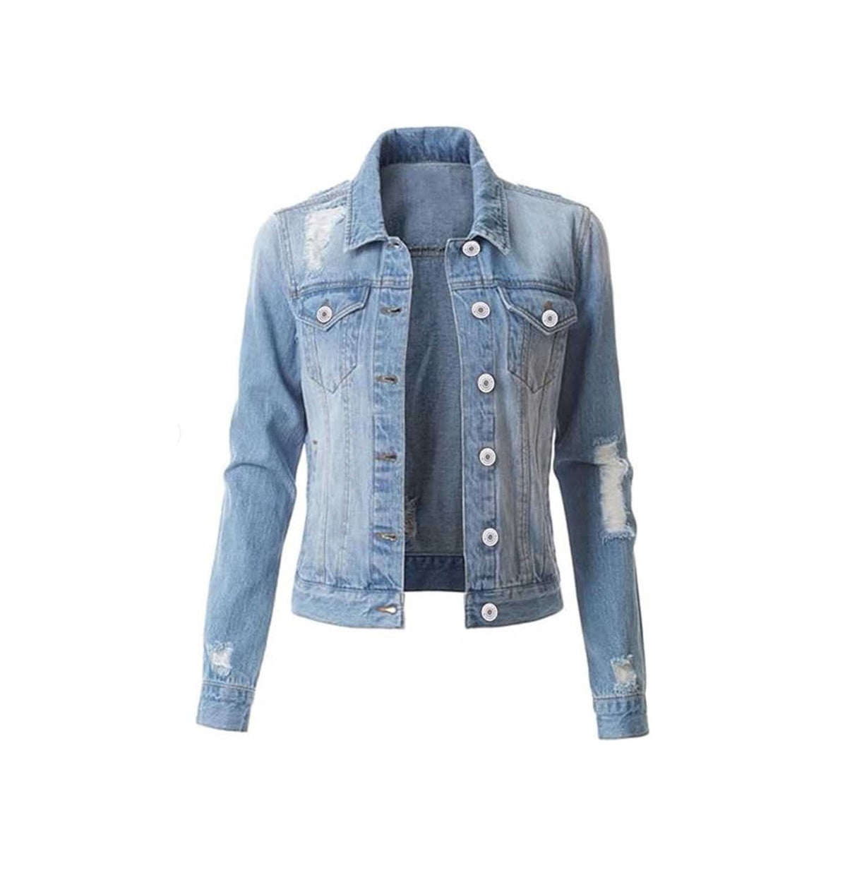 Chaqueta de denim mezclilla