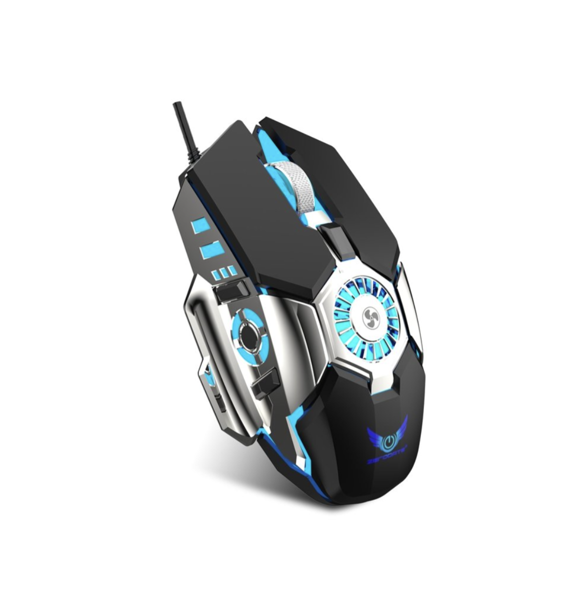 Mouse Gamer Zerodate G22 6 Keys Ventilada RGB iluminados