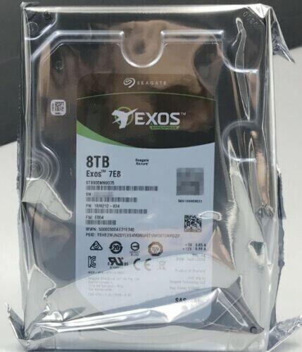 Disco Duro Seagate Exos 7E8 8 TB SAS 12Gb/s 7200RPM 3.5" Openbox
