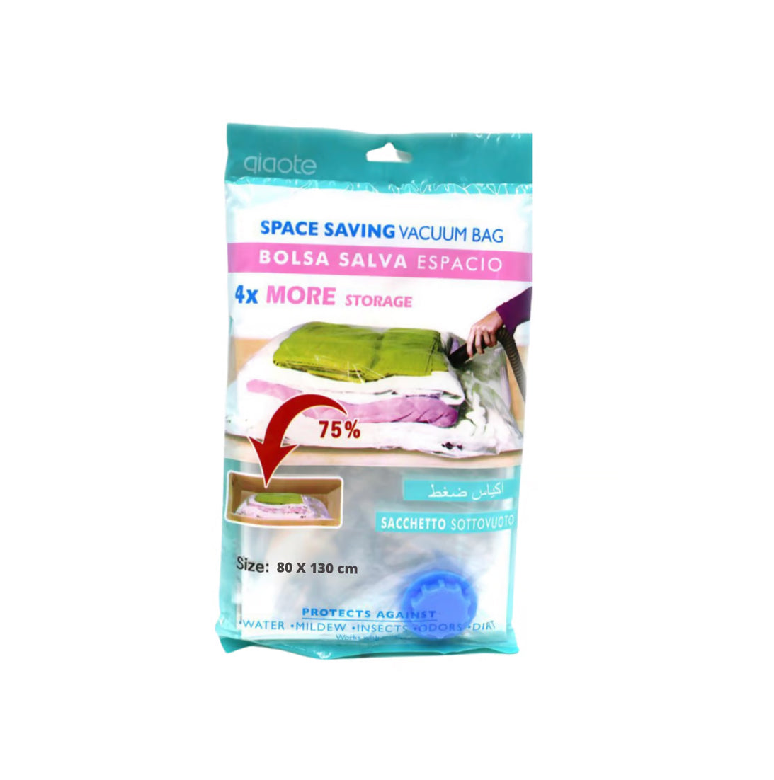 Pack 3 Bolsas Al Vacío Para Ropa 70x100 Cm