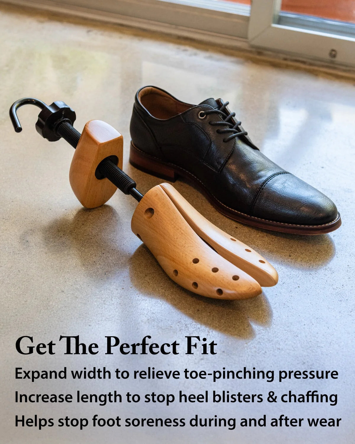 FootFitter Professional 2-Way Single Shoe Stretcher – Ensanchador y Alargador de Calzado