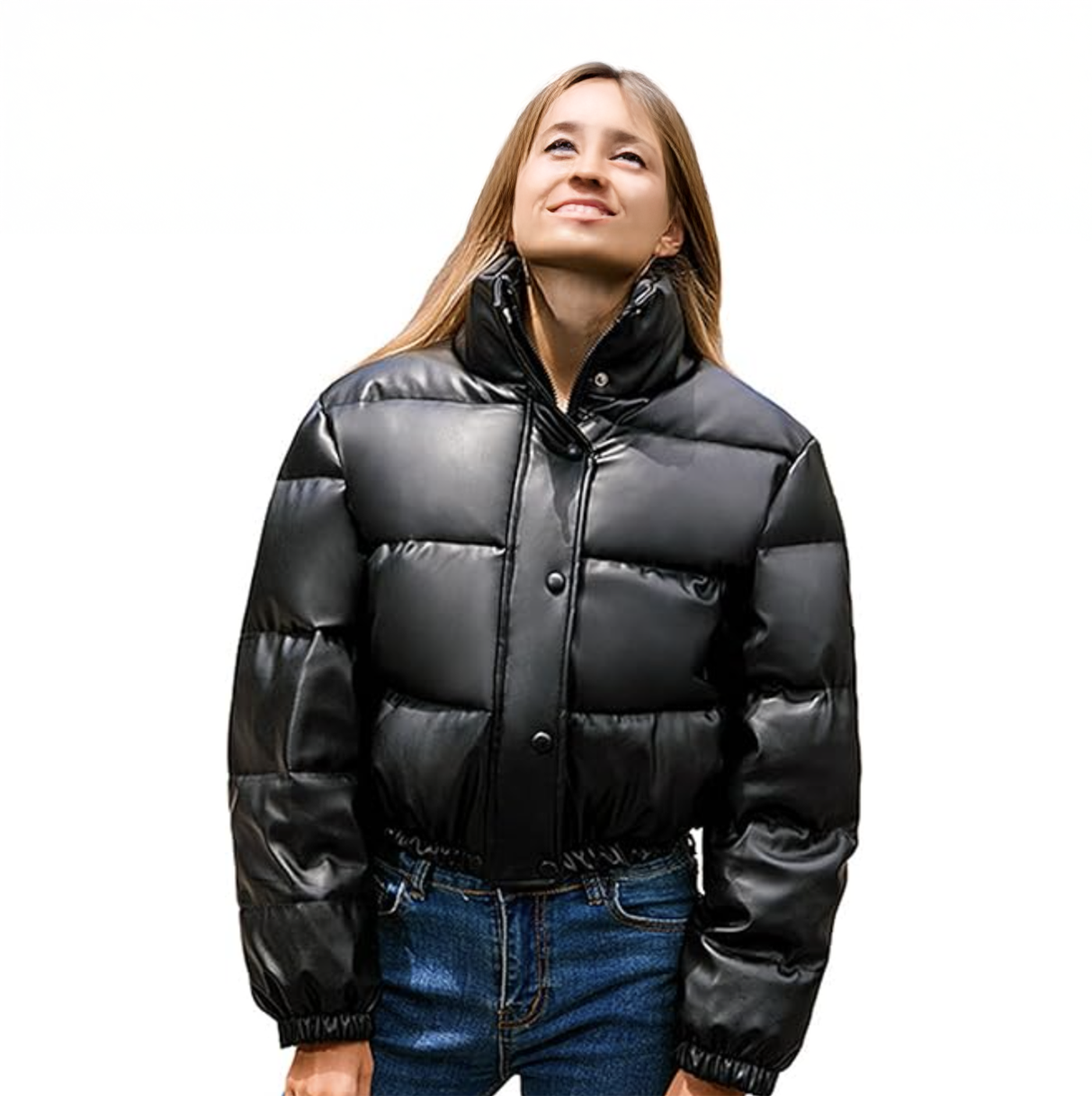 Chaqueta Parka Puffer Mujer corta