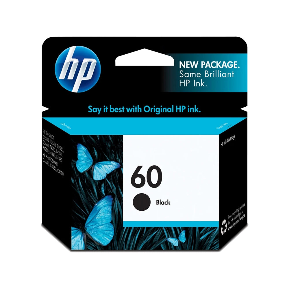 Cartucho de Tinta HP 60 Negro Original CC640WL