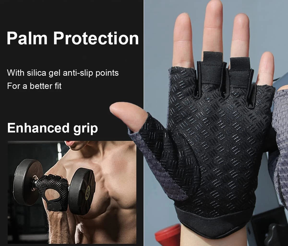 Guantes de gimnasio unisex Pesas y Entrenamiento