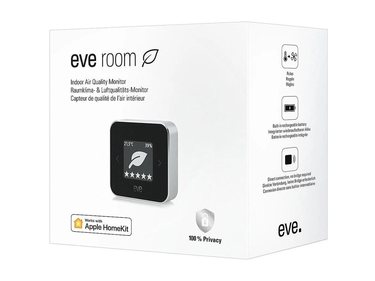 Eve Detector de humedad y temperatura Sala Hilo VOC