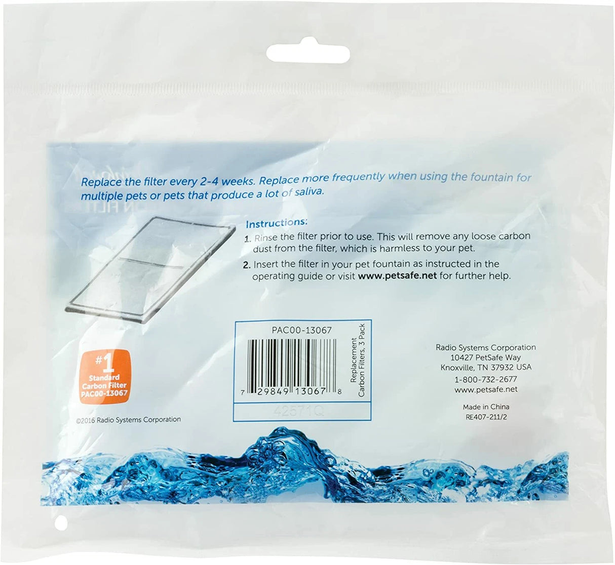 Filtro de repuesto de fuente de carbono premium PetSafe Drinkwell