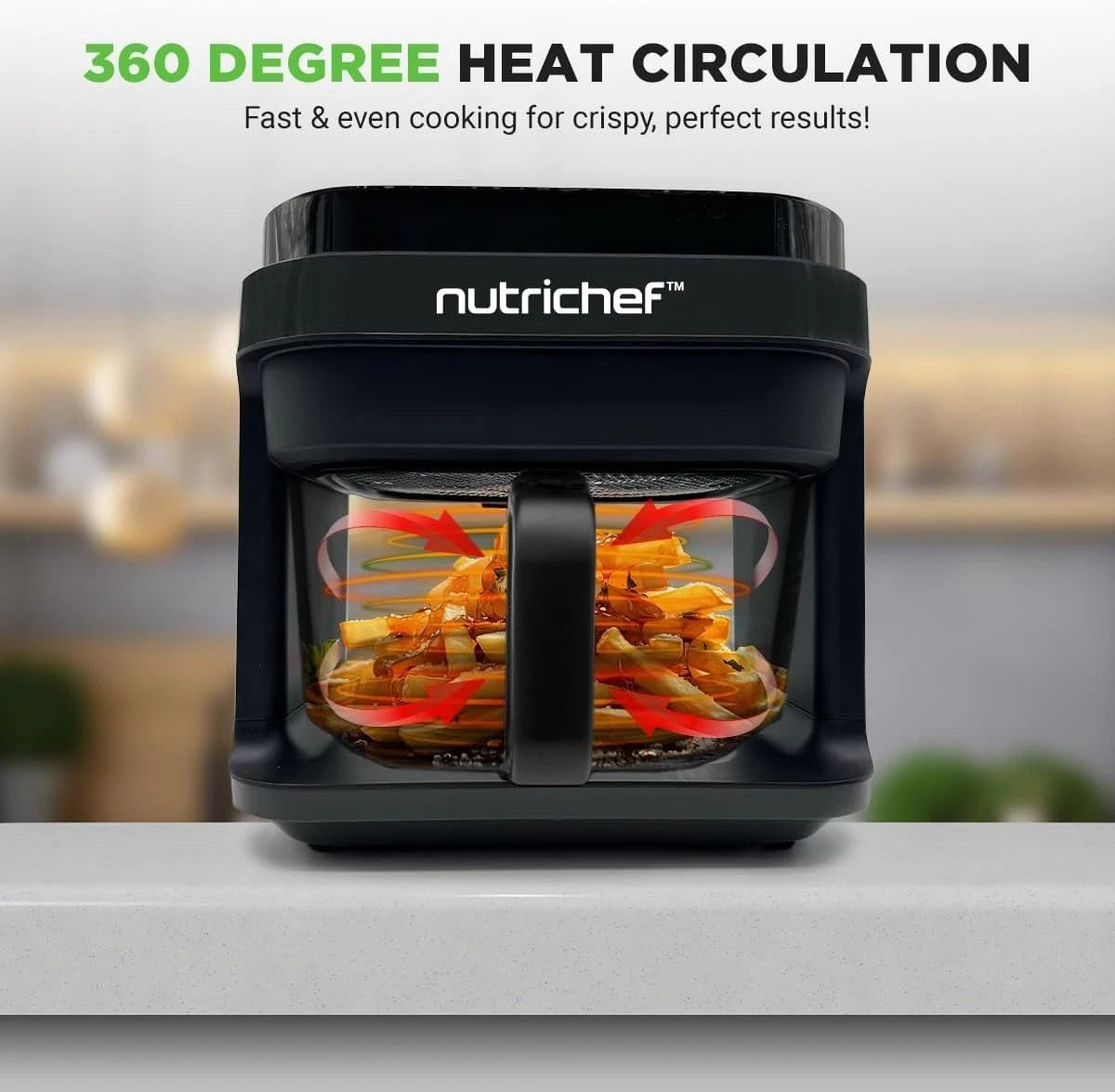 Freidora de aire NUTRICHEF 120V