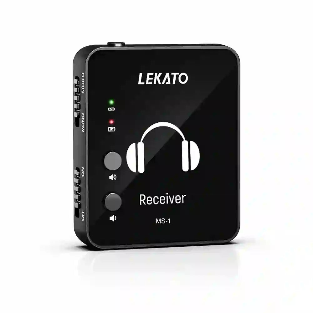 Sistema de Monitor Interno Inalámbrico LEKATO MS-1 (Solo Receptor)