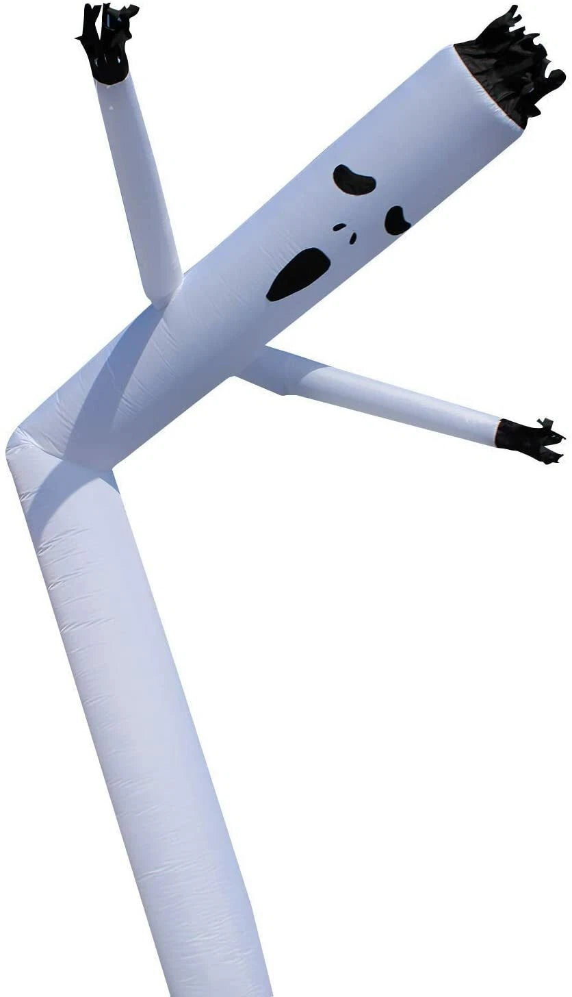 Tubo publicitario bailarín de viento marioneta de aire inflable de 20 pies hombre blanco EE.