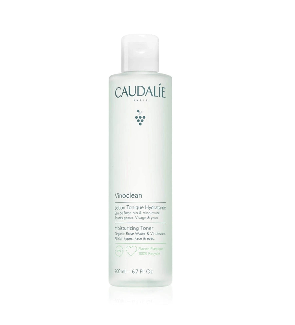 Tónico Facial Vinoclean Hidratante 200ml Caudalie