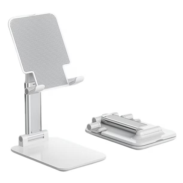 Soporte Base Porta Celular Tablet iPad Para Mesa blanco