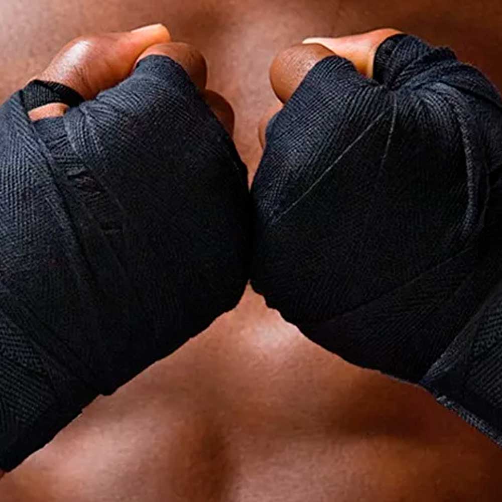 Vendas Boxeo 5cm X 300cm Cierre Velcro Amarillas