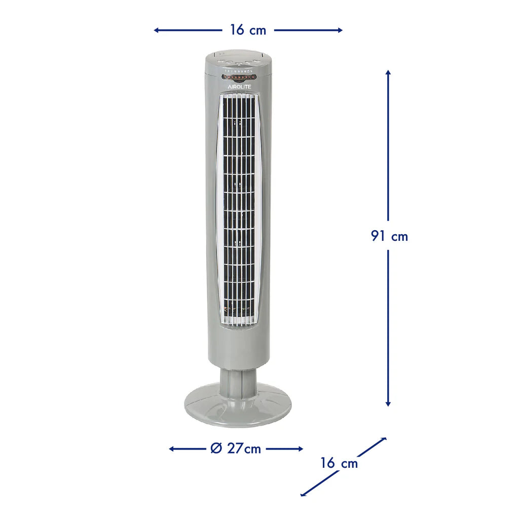 VENTILADOR TORRE VT04R AIROLITE C/CONTROL REMOTO