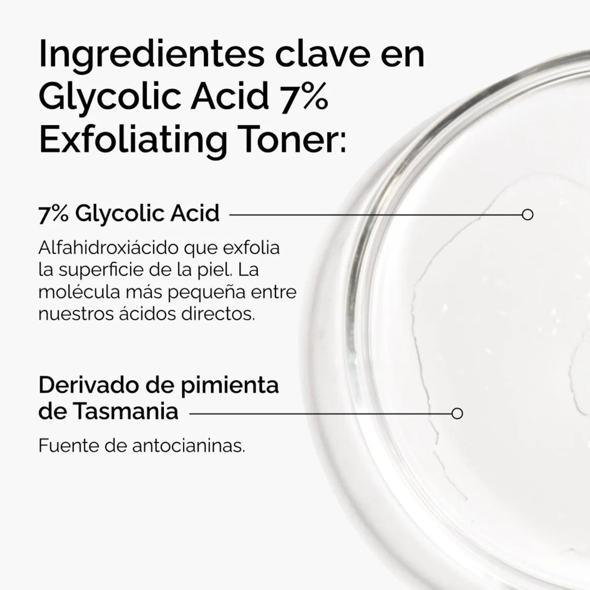 Tónico Exfoliante de Ácido Glicólico 7% - The Ordinary 240 ml