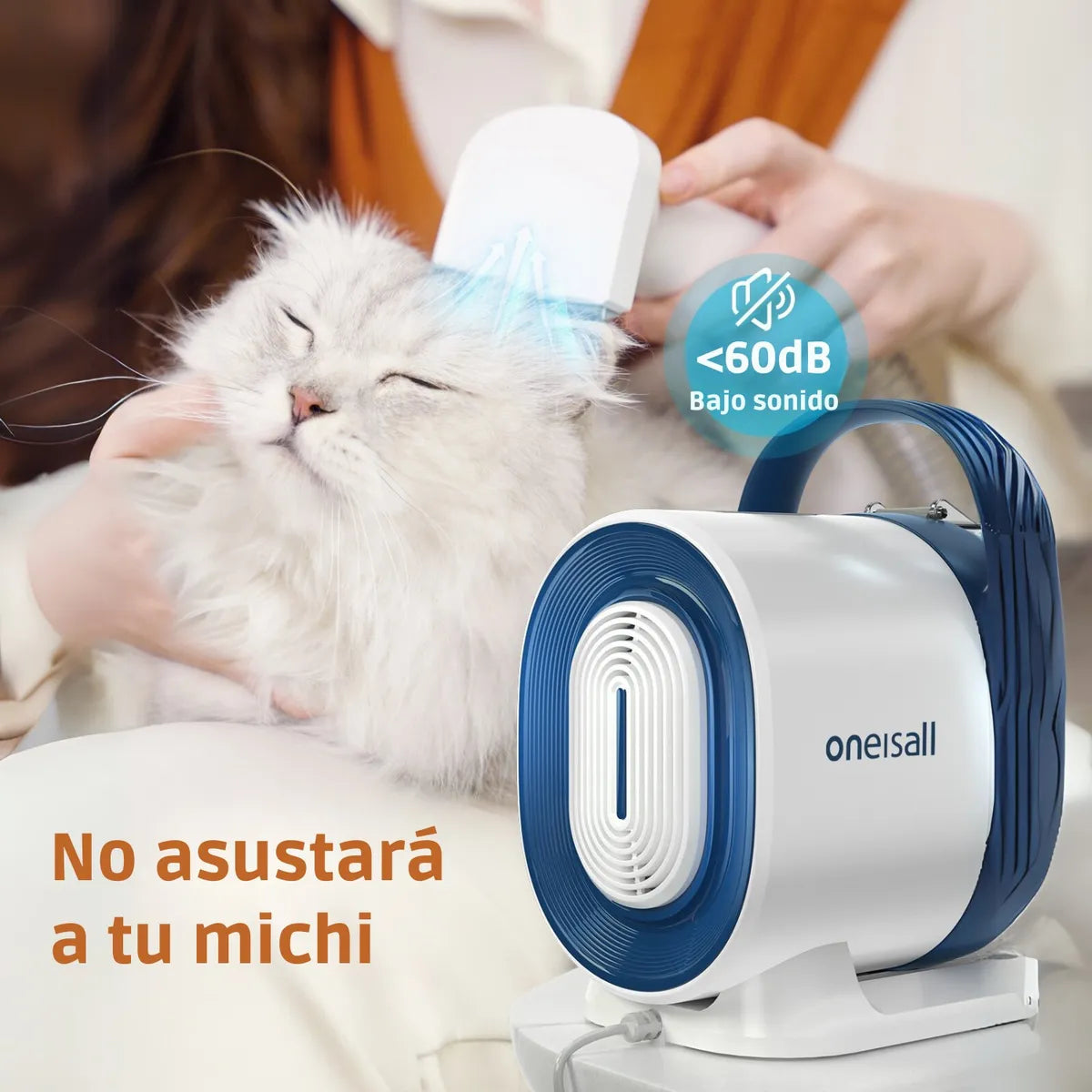 Aspiradora Oneisall Grooming Perros Gatos 7 en 1 (120V)
