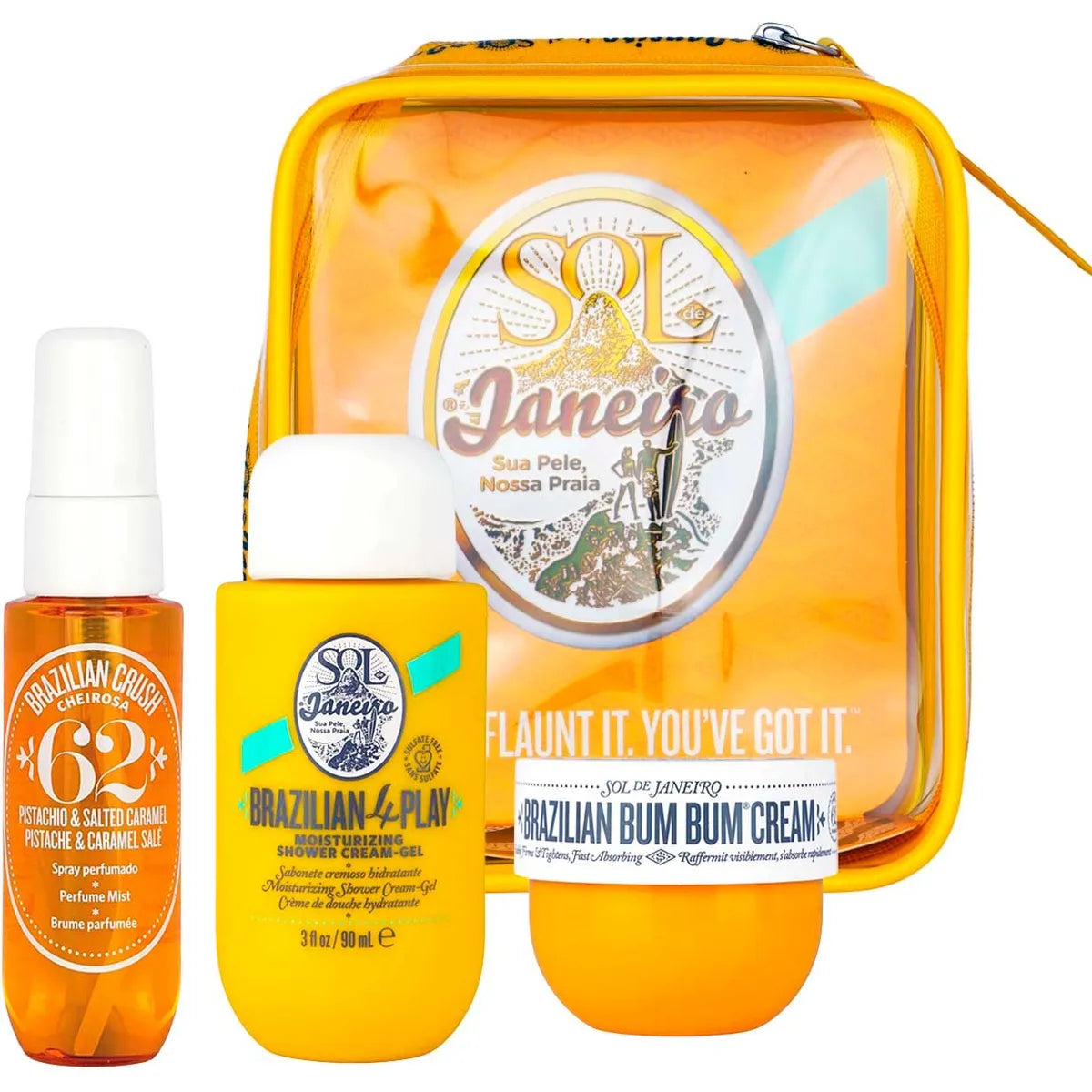 Set de viaje Jet Brazilian Bum Bum 3 piezas Sol de Janeiro
