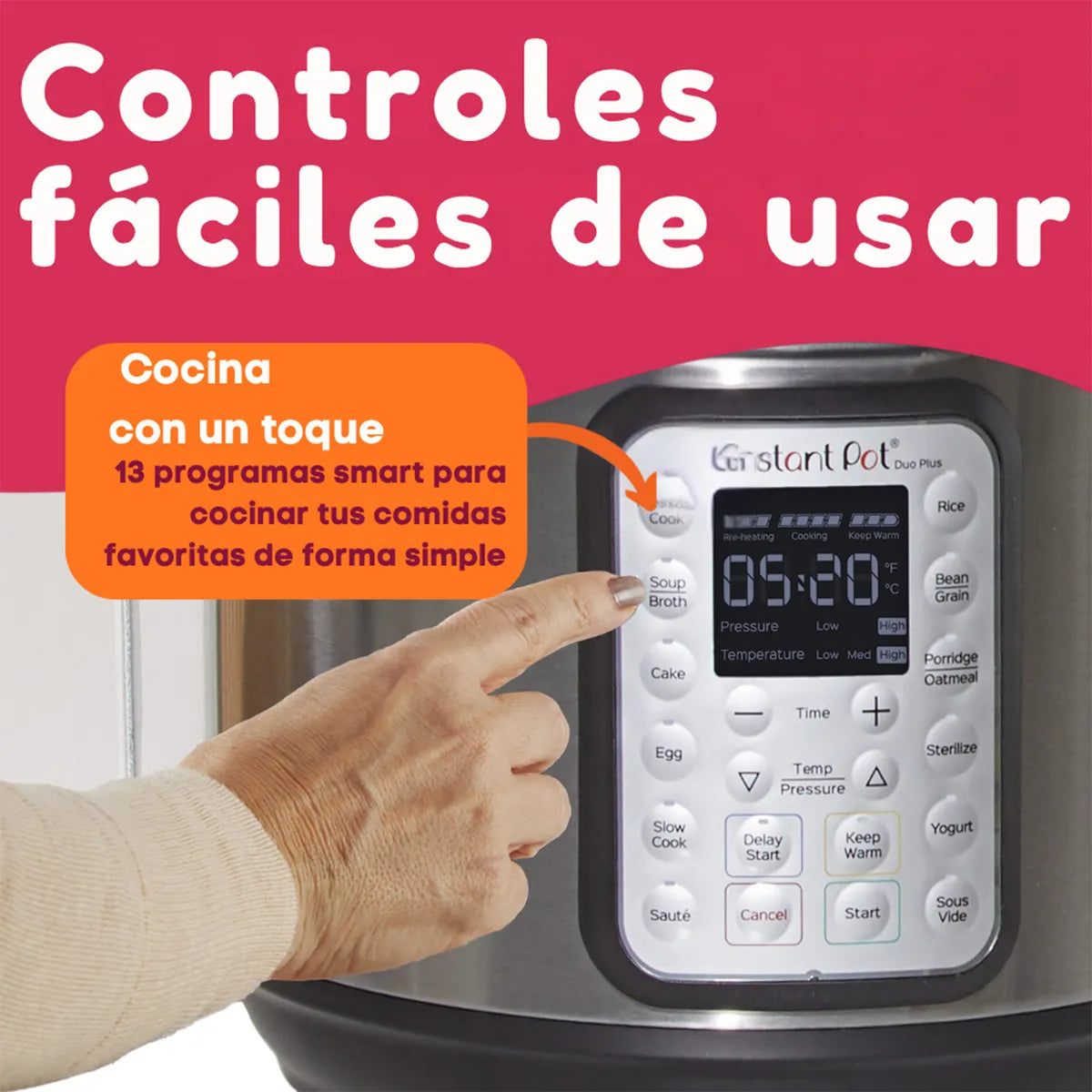 Olla Multifuncional DUO PLU Instant Pot 120V