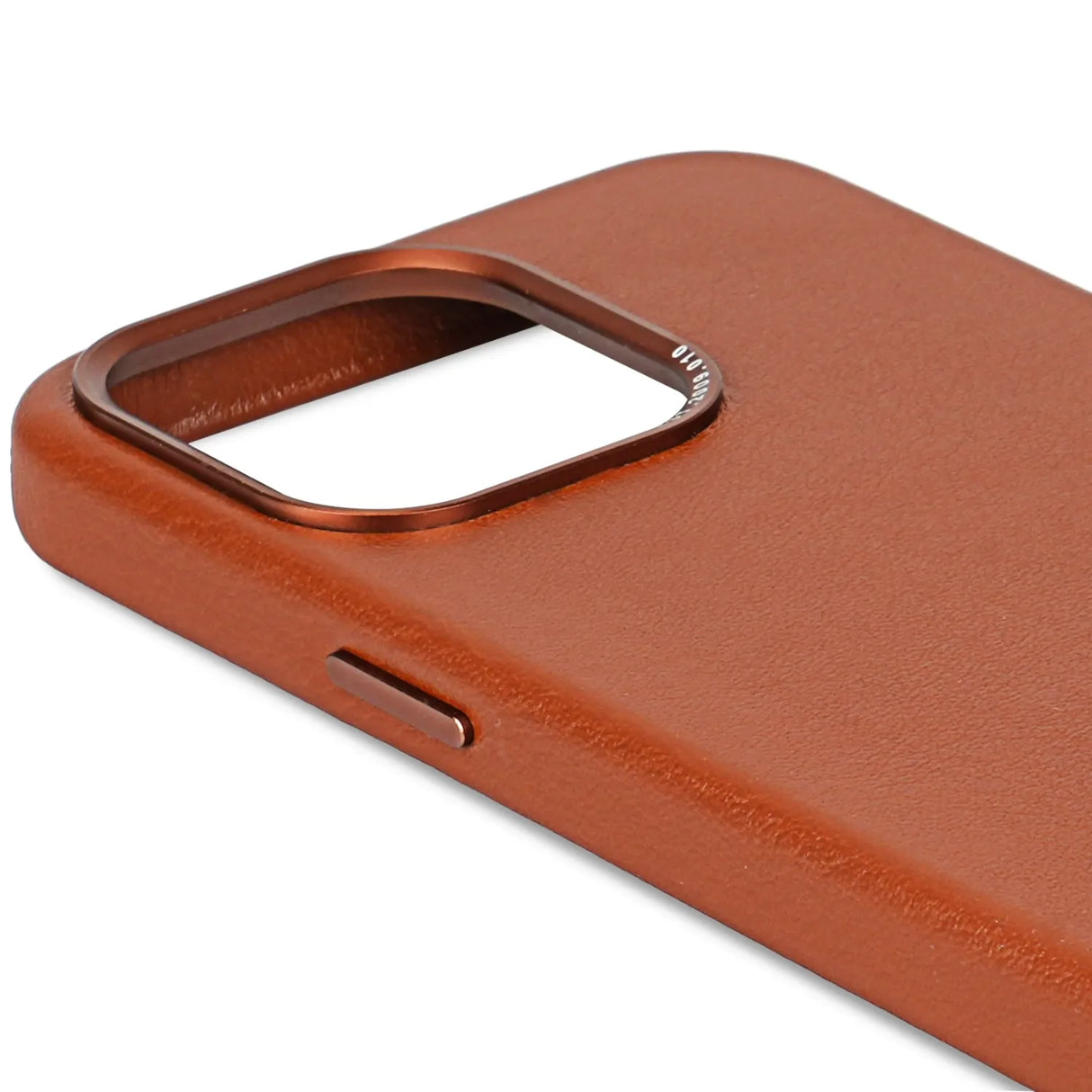 Funda cuero Backcover con MagSafe iPhone 15 Pro Decoded Café