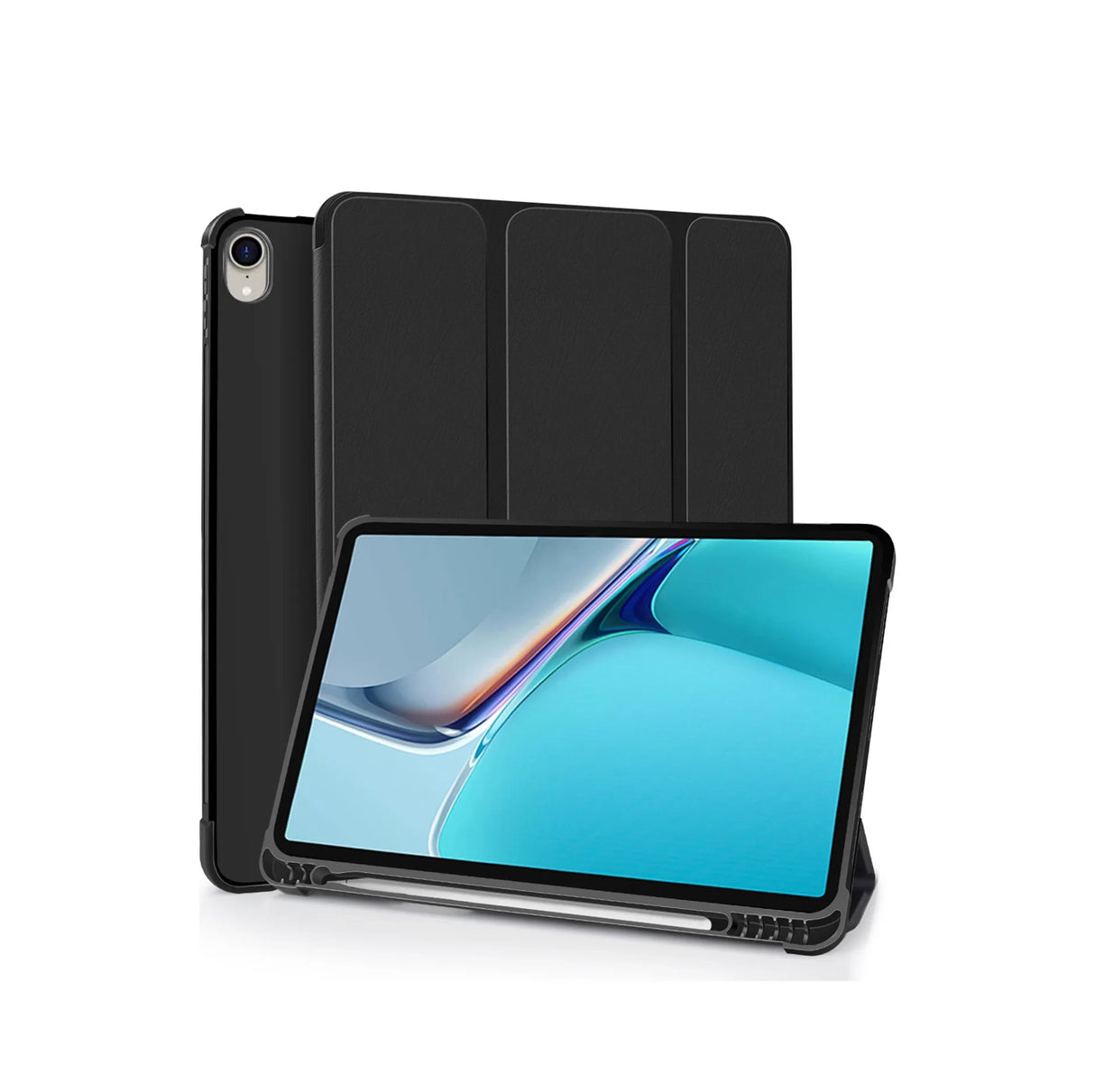 Carcasa Smart Cover Para iPad 10.9 +ranura Pencil Negro