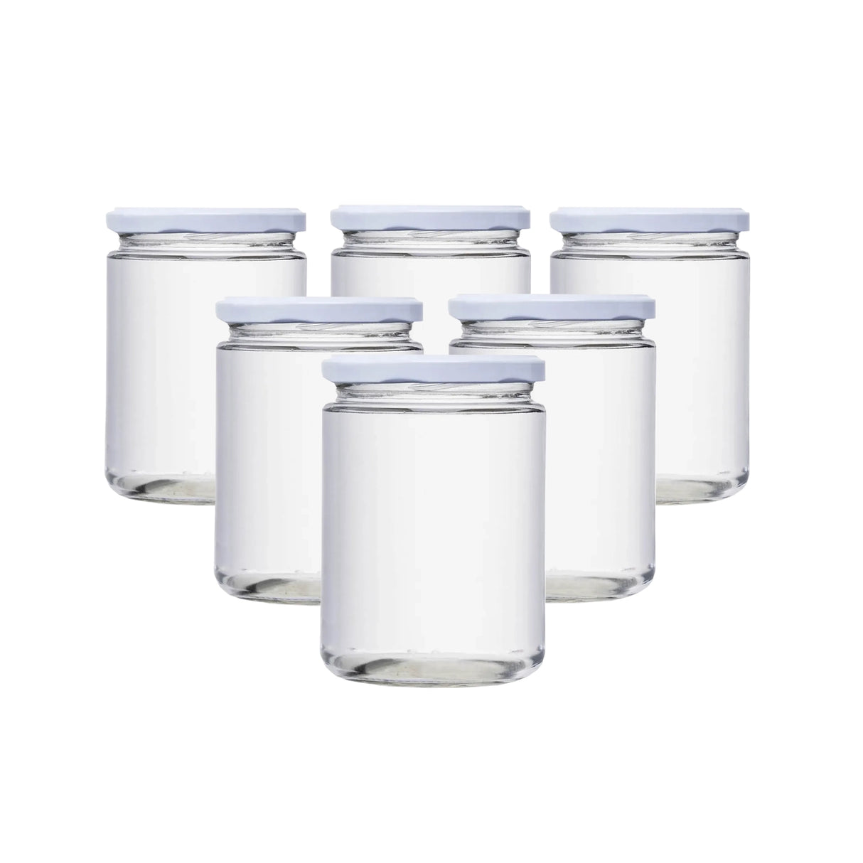 Set De 6 Frasco Vidrio Conserva 500ml