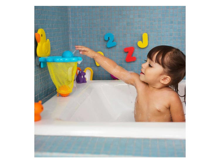 JUGUETE PARA BAÑO MUNCHKIN PATITOS CON PELOTAS