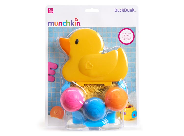 JUGUETE PARA BAÑO MUNCHKIN PATITOS CON PELOTAS