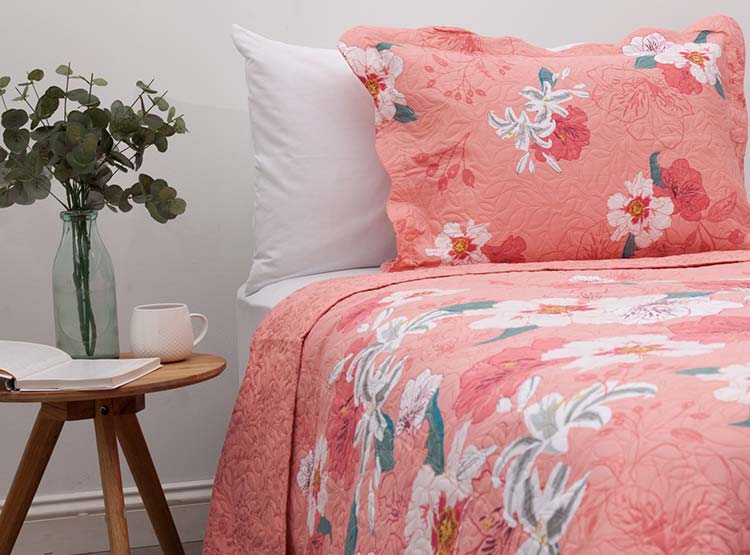 QUILT AMERICAN FAMILY AZALEA 1.5 PL (embalaje sucio)