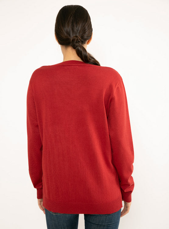 SWEATER AZIZ CON TRENZAS